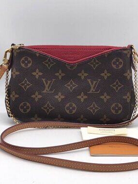 Louis Vuitton Monogram Pallas Clutch Shoulder Bag Price Negotiation Welcome